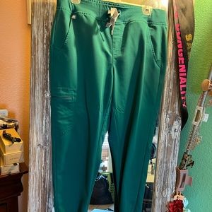 Figs Green Zamora Jogger Scrubs